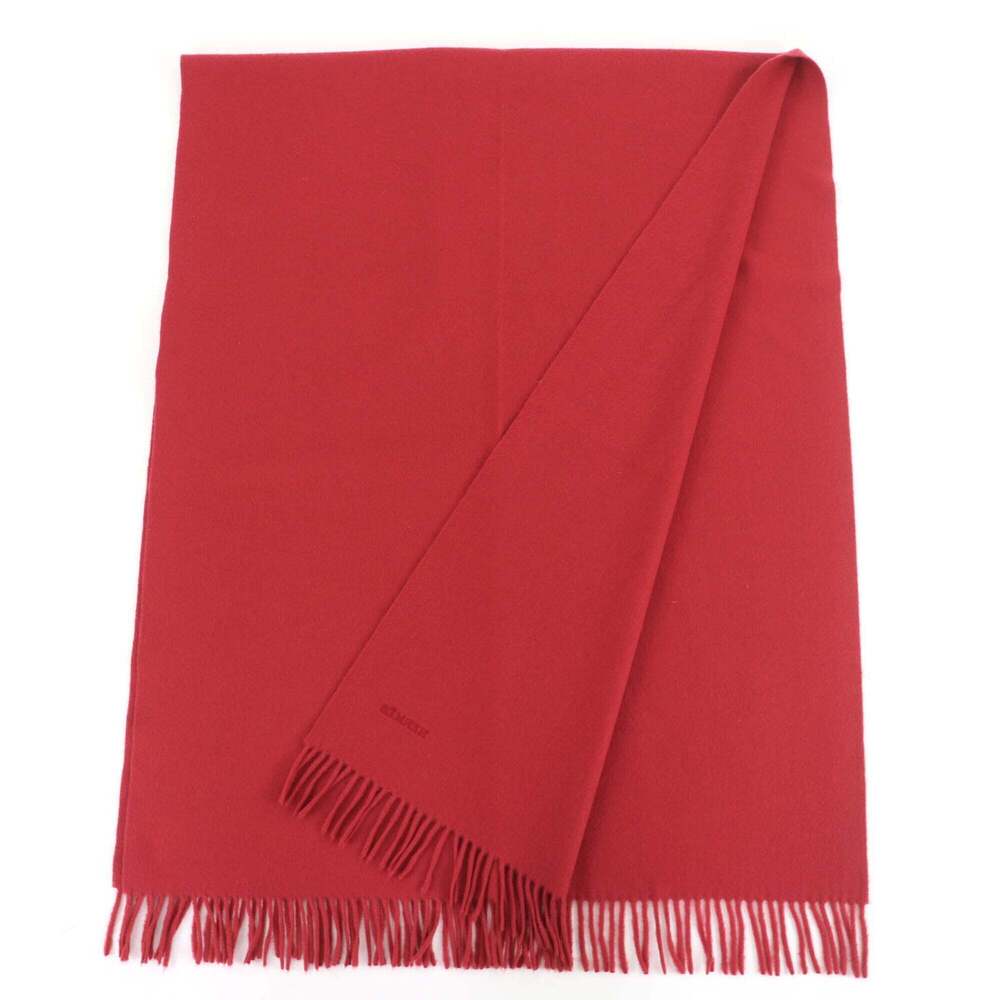HERMES Authentic Red Scarf - Picture 2 of 8
